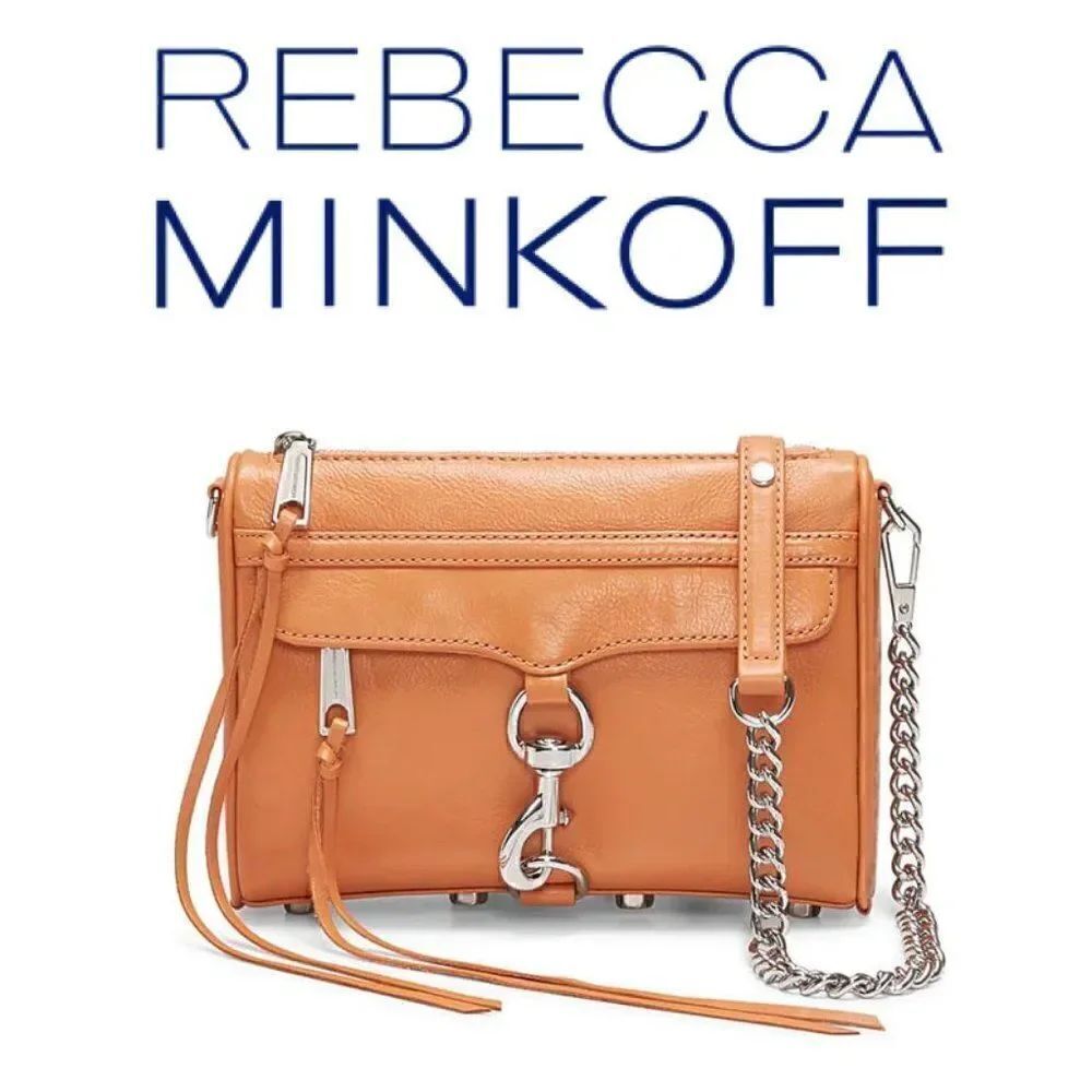 NWT REBECCA MINKOFF Mini M.A.C. Leather Crossbody Bag MSRP $195